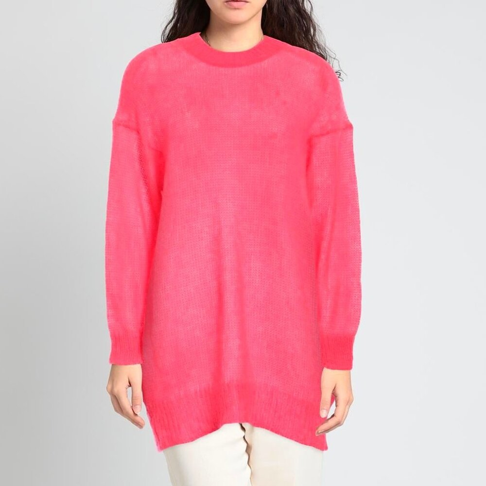 Kenzo fuchsia pink mohair knit sweater size S